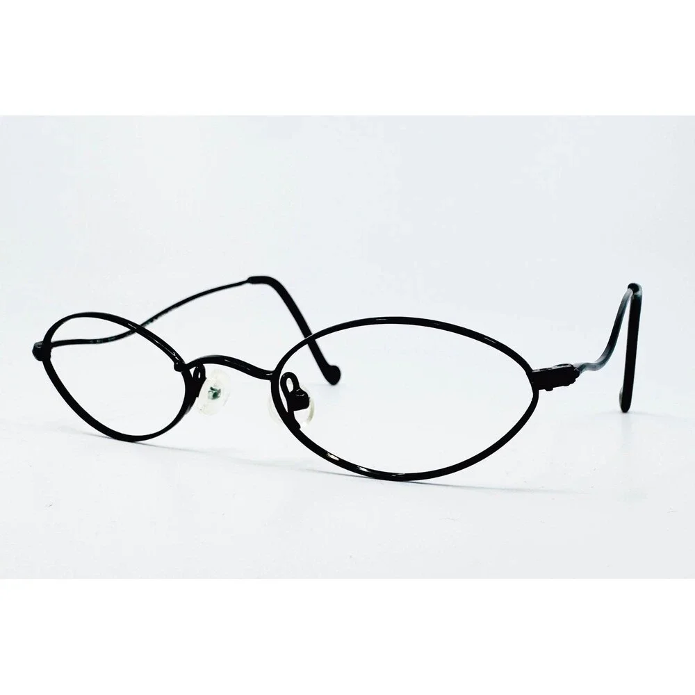 Cynthia Rowley Eyeglasses Womens Black Shiny Oval CR 50-C 45-19-135